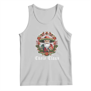 Mexican Christmas Cholo Claus Santa Tank Top Funny Xmas in Mexico Latin America TS02 Ash Print Your Wear