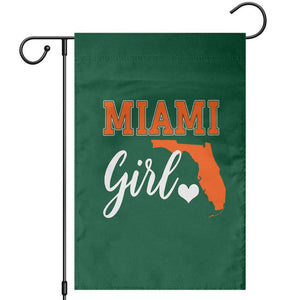 Miami Girl Pride Garden Flag Florida State Map Local Love TS02 Irish Green Print Your Wear
