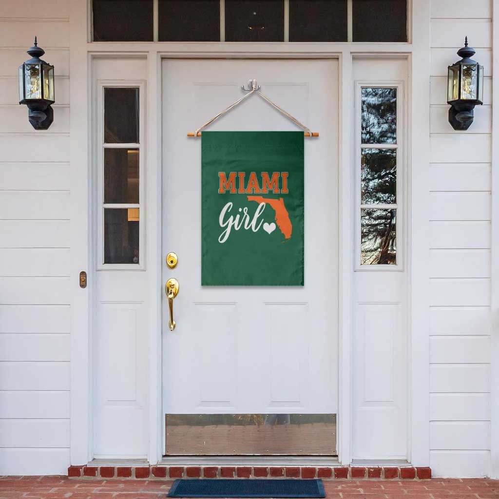Miami Girl Pride Garden Flag Florida State Map Local Love TS02 Print Your Wear