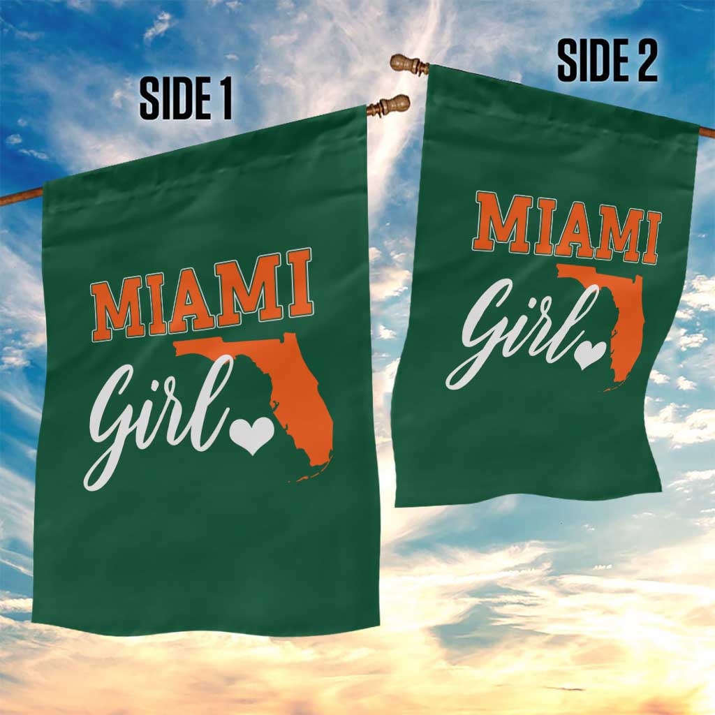 Miami Girl Pride Garden Flag Florida State Map Local Love TS02 Print Your Wear