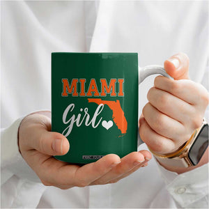 Miami Girl Pride Coffee Mug Florida State Map Local Love TS02 Print Your Wear