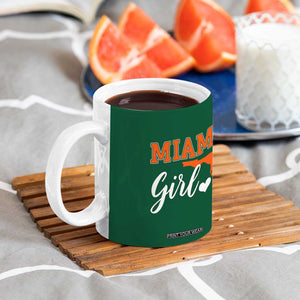 Miami Girl Pride Coffee Mug Florida State Map Local Love TS02 Print Your Wear