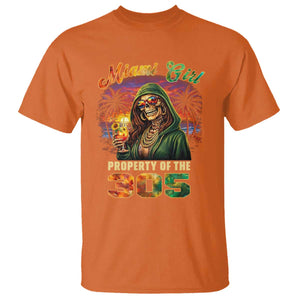 Miami Girl Skeleton Property of the 305 T Shirt Tropical City Florida Pride Street Style TS02 Orange Print Your Wear