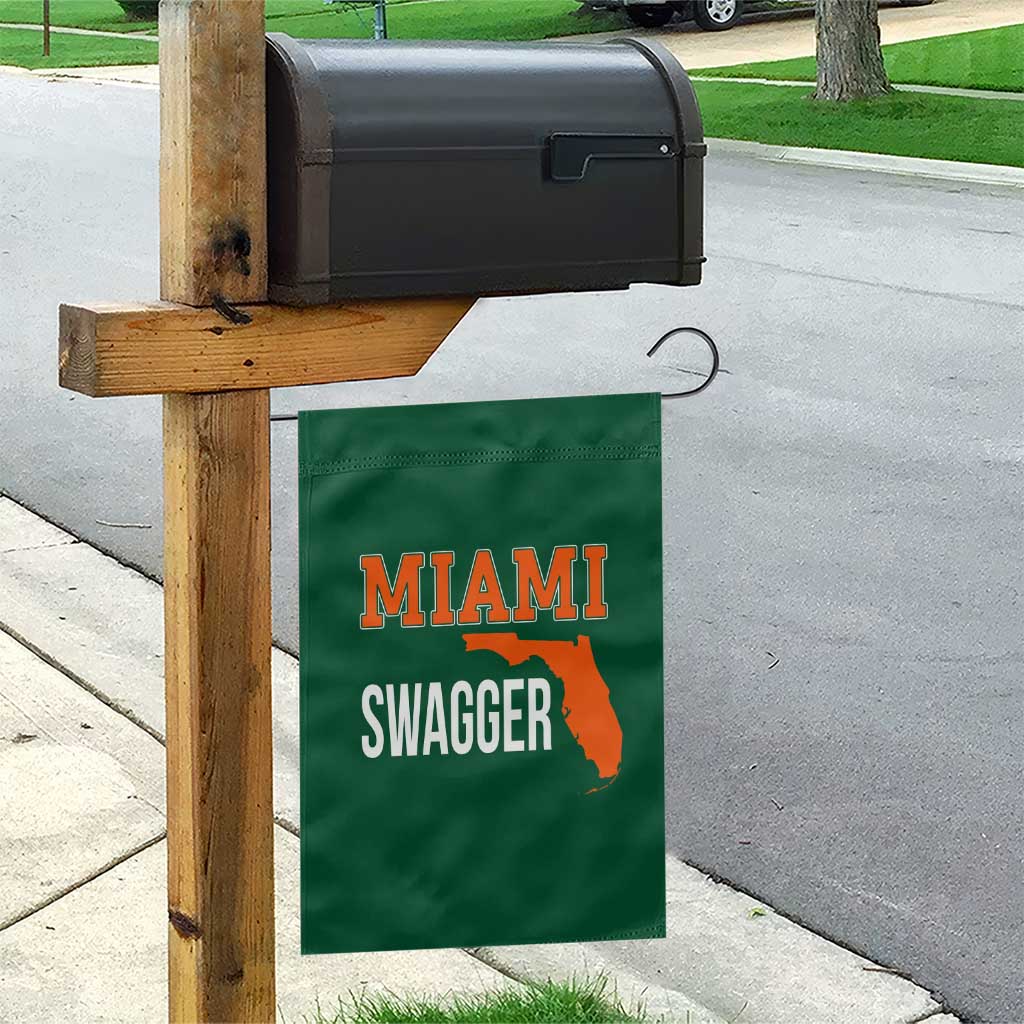 Miami Swagger Pride Garden Flag Florida State Map Local Love TS02 Print Your Wear