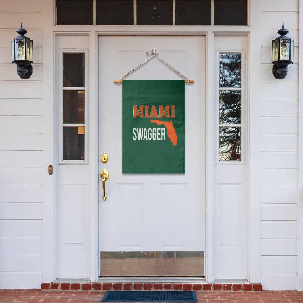 Miami Swagger Pride Garden Flag Florida State Map Local Love TS02 Print Your Wear