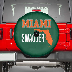 Miami Swagger Pride Spare Tire Cover Florida State Map Local Love TS02 Irish Green Print Your Wear