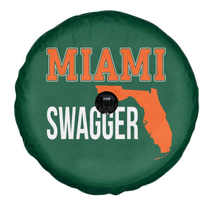 Miami Swagger Pride Spare Tire Cover Florida State Map Local Love TS02 Print Your Wear