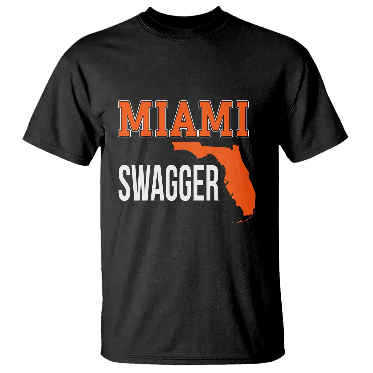 Miami Swagger Pride T Shirt Florida State Map Local Love TS02 Black Print Your Wear