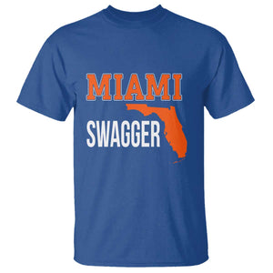 Miami Swagger Pride T Shirt Florida State Map Local Love TS02 Royal Blue Print Your Wear