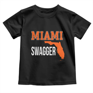 Miami Swagger Pride Toddler T Shirt Florida State Map Local Love TS02 Black Print Your Wear