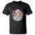 Grunge Aesthetic Skeleton T Shirt Find Someone Who Grows Flowers In The Darkest Part Of You TS02 Black Print Your Wear
