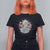 Grunge Aesthetic Skeleton T Shirt For Women Find Someone Who Grows Flowers In The Darkest Part Of You TS02 Black Print Your Wear