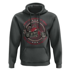 Motorcycle Grandpa Hoodie Some Grandpas Play Bingo Real Grandpas Ride Motorcycles Grumpy Old Man Biker TS02 Dark Heather Print Your Wear