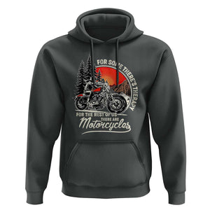 Vintage Motorcycle Rider Hoodie Wind Therapy Rider Biker TS02 Dark Heather Print Your Wear