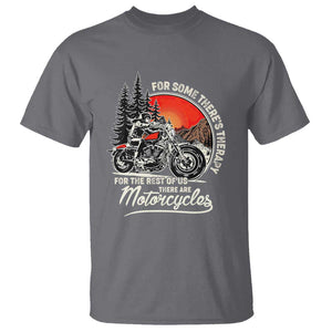Vintage Motorcycle Rider T Shirt Wind Therapy Rider Biker TS02 Charcoal Print Your Wear