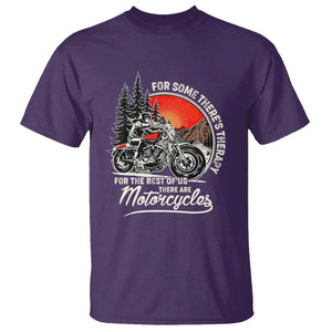 Vintage Motorcycle Rider T Shirt Wind Therapy Rider Biker TS02 Purple Print Your Wear