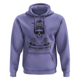 Funny Stepmom Hoodie Badass Bonus Mom TS02 Violet Printyourwear