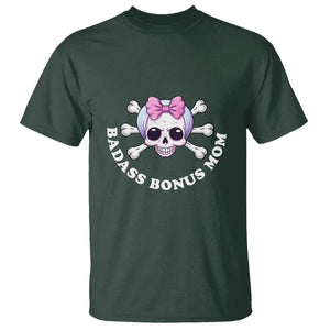 Funny Stepmom T Shirt Badass Bonus Mom TS02 Dark Forest Green Printyourwear