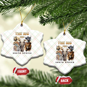 The Big Five South Africa Ceramic Ornament Elephant Lion Rhino Buffalo Leopard Animals Safari Wildlife TS02 Print Your Wear