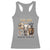 The Big Five South Africa Racerback Tank Top Elephant Lion Rhino Buffalo Leopard Animals Safari Wildlife TS02 Sport Gray Print Your Wear