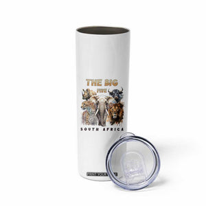 The Big Five South Africa Skinny Tumbler Elephant Lion Rhino Buffalo Leopard Animals Safari Wildlife TS02 Print Your Wear