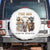 The Big Five South Africa Spare Tire Cover Elephant Lion Rhino Buffalo Leopard Animals Safari Wildlife TS02 No hole White Print Your Wear