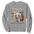The Big Five South Africa Sweatshirt Elephant Lion Rhino Buffalo Leopard Animals Safari Wildlife TS02 Sport Gray Print Your Wear