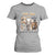 The Big Five South Africa T Shirt For Women Elephant Lion Rhino Buffalo Leopard Animals Safari Wildlife TS02 Sport Gray Print Your Wear