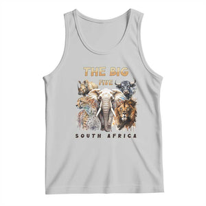 The Big Five South Africa Tank Top Elephant Lion Rhino Buffalo Leopard Animals Safari Wildlife TS02 Ash Print Your Wear