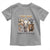 The Big Five South Africa Toddler T Shirt Elephant Lion Rhino Buffalo Leopard Animals Safari Wildlife TS02 Sport Gray Print Your Wear