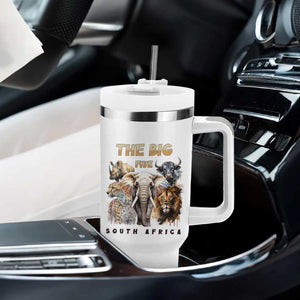 The Big Five South Africa Tumbler With Handle Elephant Lion Rhino Buffalo Leopard Animals Safari Wildlife TS02 Print Your Wear