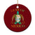 Gulf Of USA Est 2025 Ceramic Ornament Funny Turtle Beach Vibe TS02 1pc Red Print Your Wear