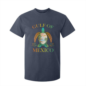 Gulf Of USA Est 2025 T Shirt For Kid Funny Turtle Beach Vibe TS02 Navy Print Your Wear