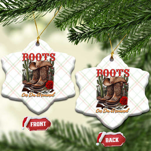 Boots On The Ground Ceramic Ornament Cowgirl Line Dance Western Cowboy TS02 Print Your Wear