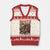 Boots On The Ground V-Neck Knit Sweater Vest Cowgirl Line Dance Western Cowboy TS02 Beige Red Print Your Wear