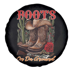 Boots On The Ground Spare Tire Cover Cowgirl Line Dance Western Cowboy TS02 Print Your Wear