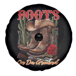 Boots On The Ground Spare Tire Cover Cowgirl Line Dance Western Cowboy TS02 Print Your Wear