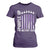 Purple Up For Military Kids T Shirt For Women American Flag Air Force Military Child Month TS02 Purple Print Your Wear