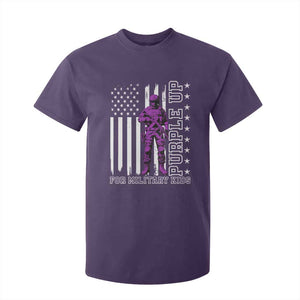 Purple Up For Military Kids T Shirt For Kid Military Child Month TS02 Purple Print Your Wear