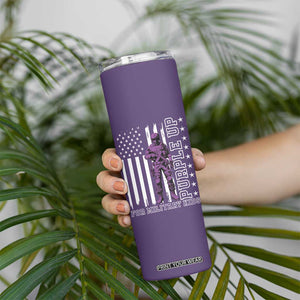 Purple Up For Military Kids Skinny Tumbler Military Child Month TS02 Print Your Wear