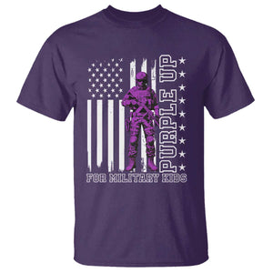 Purple Up For Military Kids T Shirt Military Child Month TS02 Purple Print Your Wear