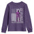 Purple Up For Military Kids Youth Sweatshirt Military Child Month TS02 Purple Print Your Wear