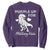 Purple Up For Military Kids Sweatshirt Military Child Month Dinosaur TS02 Purple Print Your Wear