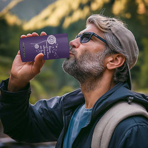 Purple Up For Military Kids 4 in 1 Can Cooler Tumbler Brave Enough To Bloom Wherever We Land Month of Military Child TS02 Print Your Wear