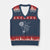 Purple Up For Military Kids V-Neck Knit Sweater Vest Brave Enough To Bloom Wherever We Land Month of Military Child TS02 Navy Red Print Your Wear