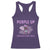 Purple Up For Military Kids Racerback Tank Top Military Child Month Dinosaur American Flag TS02 Purple Print Your Wear
