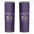 Purple Up For Military Kids Skinny Tumbler Military Child Month Dinosaur American Flag TS02 Purple Print Your Wear