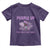 Purple Up For Military Kids Toddler T Shirt Military Child Month Dinosaur American Flag TS02 Purple Print Your Wear