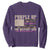 Purple Up For Military Kids Sweatshirt Military Child Month USA Flag Camouflage TS02 Purple Print Your Wear