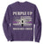 Purple Up For Military Kids Sweatshirt Month of Military Child Kids Air Force US Flag TS02 Purple Print Your Wear